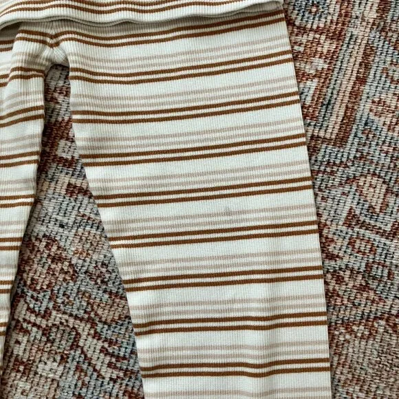 Rylee & Cru Oat & Cinnamon Striped Pajama Set - Picture 5 of 6